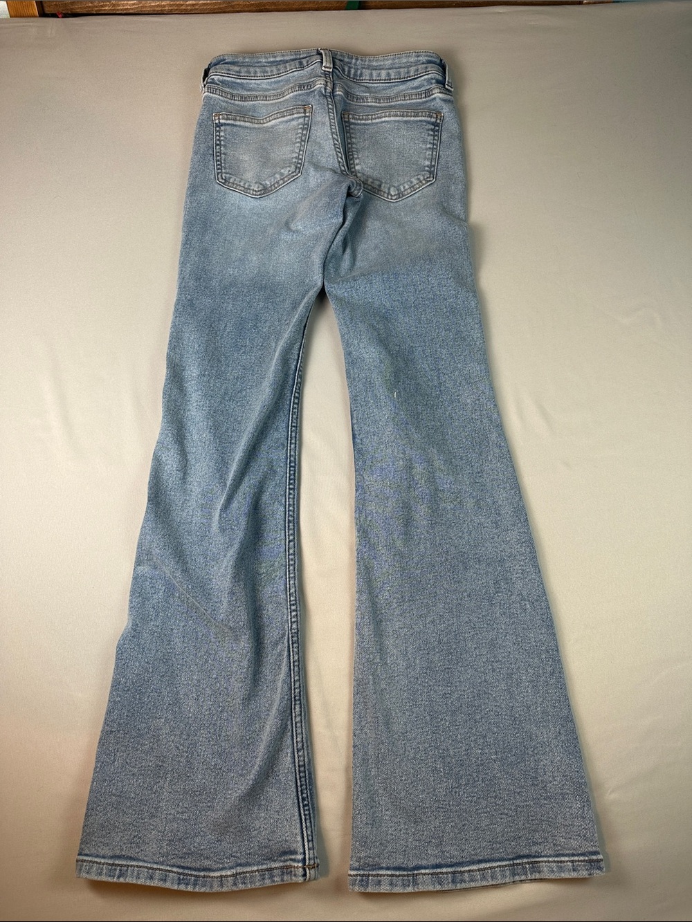 H&M Divided Light Blue Wide Leg Women's Jeans Size 2 - Picture 4 of 8